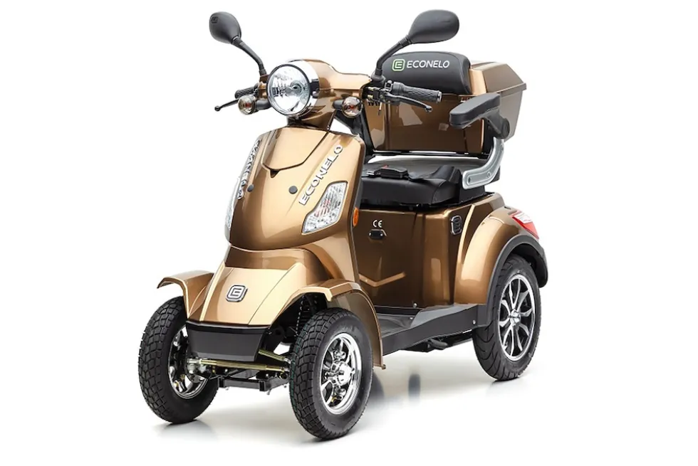 Econelo E-Seniorenmobil Voltrixx, Lithium-Akku, 4-Rad, 1000 Watt, Braun