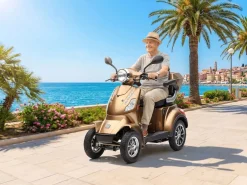 Econelo E-Seniorenmobil Voltrixx, Lithium-Akku, 4-Rad, 1000 Watt, Braun