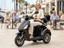 Econelo E-Seniorenmobil Yogi-IQ, Lithium-Akku, 3-Rad, 1000 Watt, Schwarz