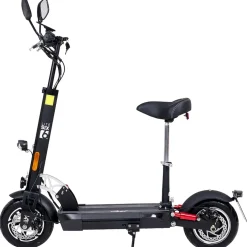 eFlux Lite Six Pro E-Scooter 1000 Watt, Straßenzulassung, 40 km/h, verstellbarer Sitz, Lithium-Akku