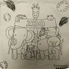 EinhornLiebe Turnbeutel Zoo zum Selbstbemalen Kreativbeutel Kinder Bastelset