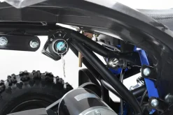 Elektro-Kinderquad Reneblade, Mini-Quad mit 1000 Watt, Federung, Scheibenbremsen, drosselbar, LEDs (Classic, Schwarz/Blau)