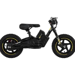 Elektro-Laufrad, 12 Zoll, Kinder-Balance-Bike m. 250 Watt, Scheibenbremsen, 3 Geschwindigkeitsstufen (Gelb)
