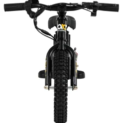 Elektro-Laufrad, 12 Zoll, Kinder-Balance-Bike m. 250 Watt, Scheibenbremsen, 3 Geschwindigkeitsstufen (Gelb)