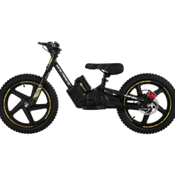 Elektro-Laufrad, 16 Zoll, Kinder-Balance-Bike m. 250 Watt, Scheibenbremsen, 3 Geschwindigkeitsstufen (Gelb)
