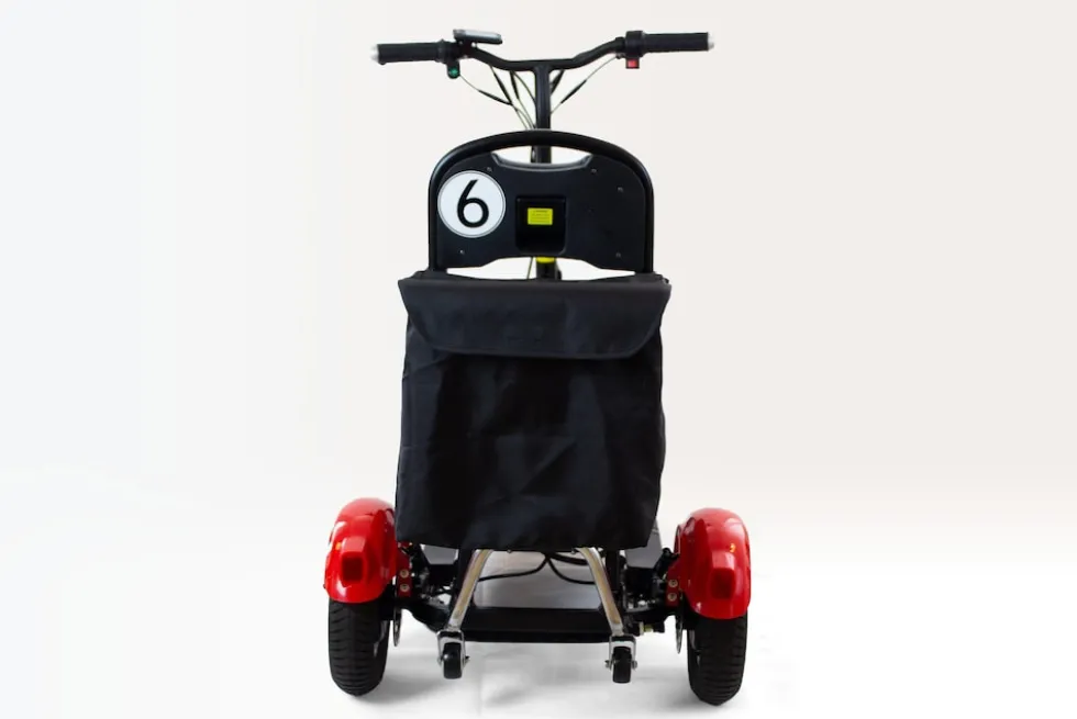 Elektro-Mobilitätshilfe MoBot Pro rot - 5 Fahrstufen + Rückwärtsgang /klappbar