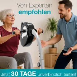 ELONEO Arm- und Beintrainer aktiv »2in1« mit Motor, Elektro Heimtrainer höhenverstellbar inkl. Trainingscomputer mit 6 Trainingsprogrammen
