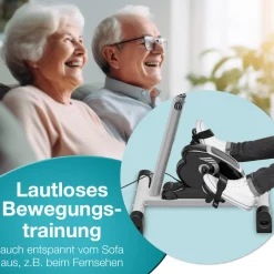 ELONEO Arm- und Beintrainer aktiv »2in1« mit Motor, Elektro Heimtrainer höhenverstellbar inkl. Trainingscomputer mit 6 Trainingsprogrammen