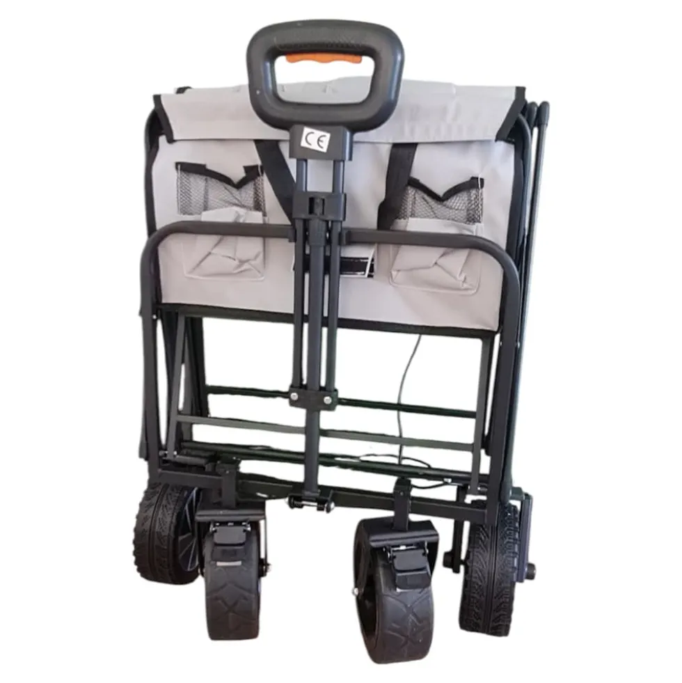 ENEWAY Bollero E-Bollerwagen Elektrischer Bollerwagen grau