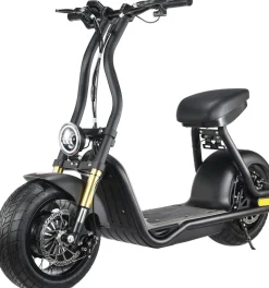 ENEWAY COCO Wave-S 1000W 48V Fatwheel LowRider Scooter mit Strassenzulassung 45 km/h BLACK