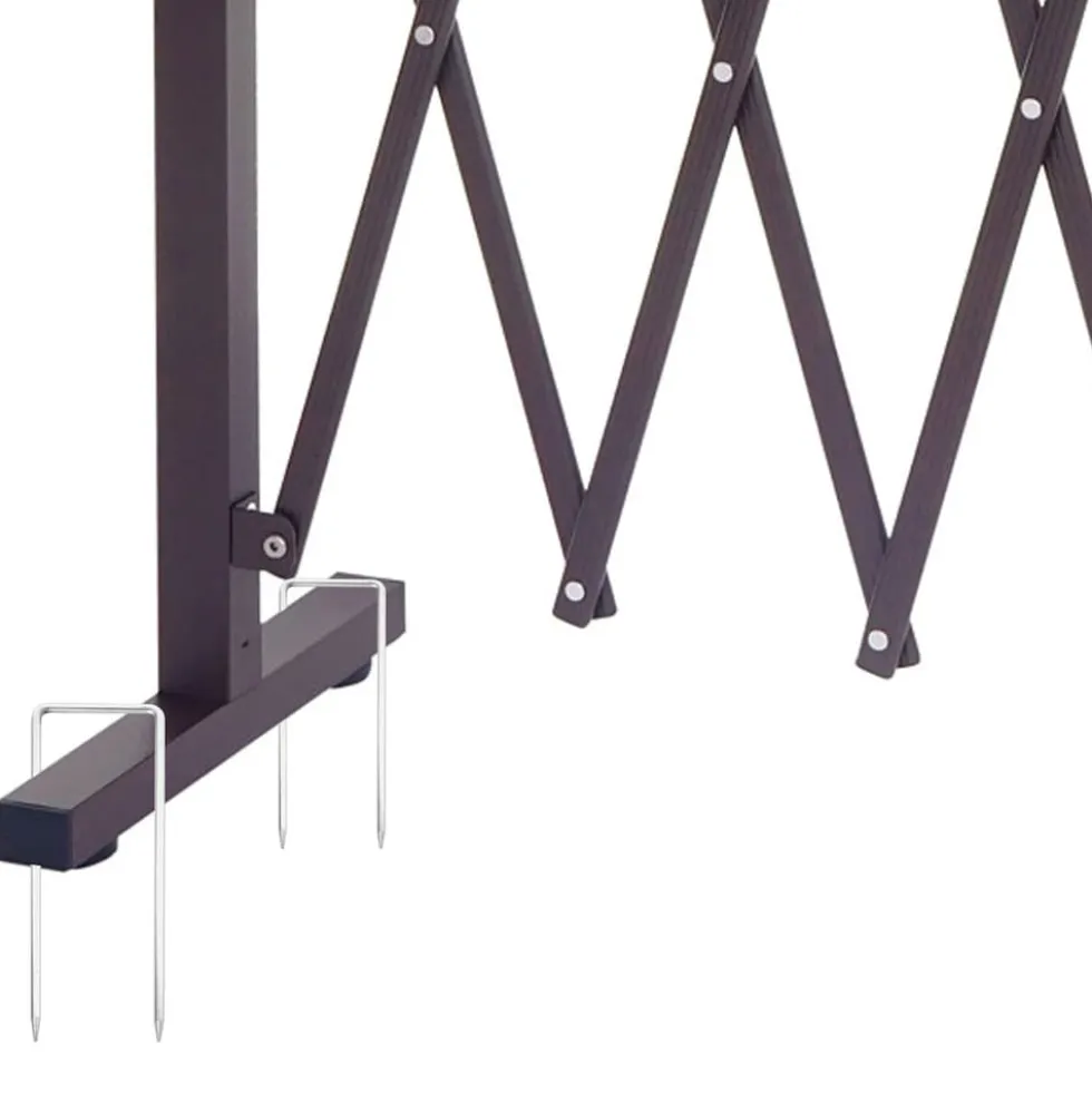 4er-Set Fixiernagel für Trampolin MCW-B34, Erdnagel Hering Erdspieß für Gartentrampolin Minitrampolin