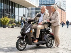 E-Seniorenmobil Denia, Lithium-Akku, 3-Rad, 1000 Watt, Schwarz