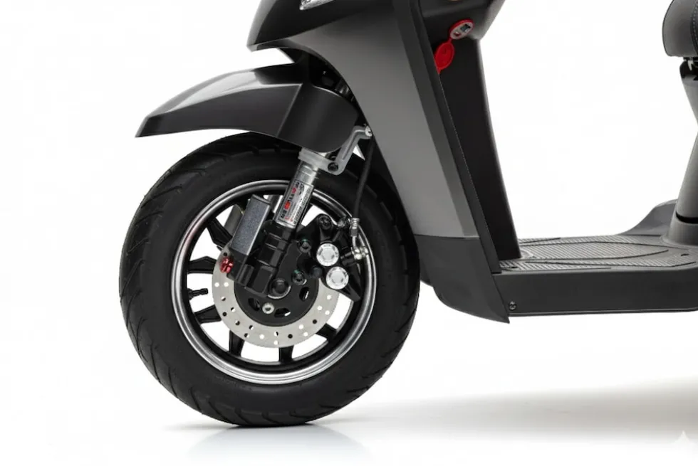 E-Seniorenmobil Denia, Lithium-Akku, 3-Rad, 1000 Watt, Grau