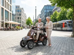 E-Seniorenmobil MAXXI 4.0 - Lithium Akku - 1000W - 25km/h - BRAUN