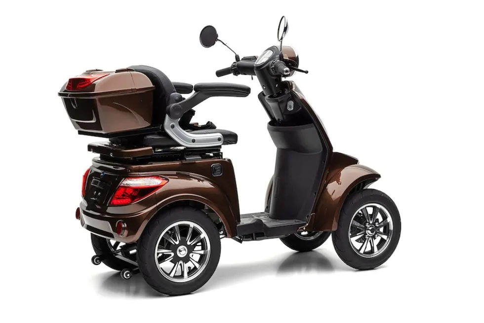 E-Seniorenmobil MAXXI 4.0 - Lithium Akku - 1000W - 25km/h - BRAUN