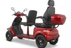 E-Seniorenmobil Vista Quarter-1L, Blei-Akku, 4-Rad, 60V, 1000 Watt, Rot
