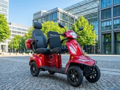 E-Seniorenmobil Vista Quarter-1L, Lithium-Akku, 4-Rad, 60V, 1000 Watt, Rot