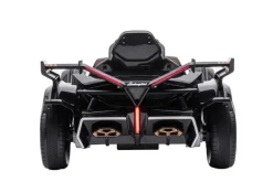 ES-Toys Kinder Elektroauto Lamborghini V12 Vision Gran Turismo Fernbedienung MP3 schwarz