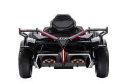 ES-Toys Kinder Elektroauto Lamborghini V12 Vision Gran Turismo Fernbedienung MP3 schwarz