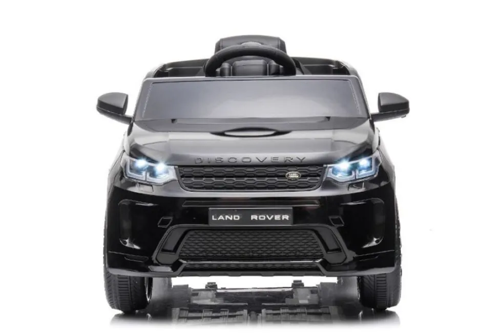 ES-Toys Kinder Elektroauto Land Rover Discovery 5 EVA-Reifen Bluetooth Musik MP3 schwarz
