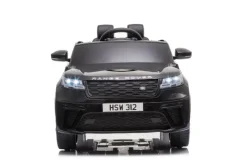 ES-Toys Kinder Elektroauto Range Rover Velar EVA-Reifen Stoßdämpfer Scheinwerfer schwarz