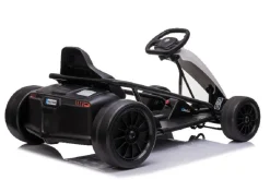 ES-Toys Kinder Elektro Gokart FXI1, weiß, E-Gokart mit Driftfunktion, 5-10km/h