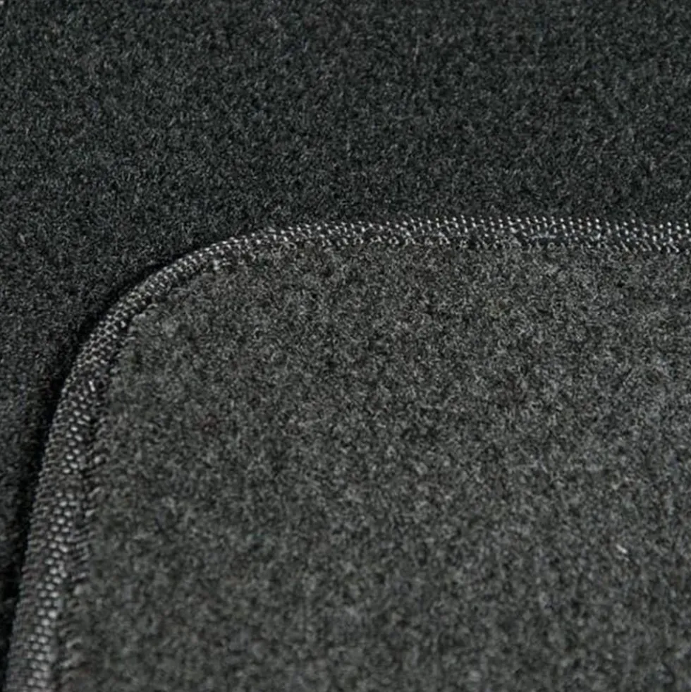 etm Autofußmatte | Silverstone | 4teiliges Set | Schwarz