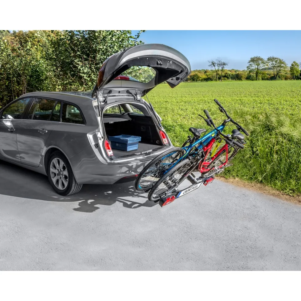 EUFAB Fahrradträger Crow Plus für 2 Fahrräder, erweiterbar