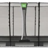 EXIT Allure Classic Bodentrampolin 214x366cm - schwarz