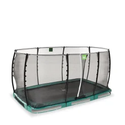 EXIT Allure Classic Bodentrampolin 244x427cm - grün