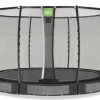 EXIT Allure Premium Bodentrampolin ø366cm - schwarz
