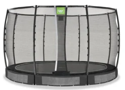 EXIT Allure Premium Bodentrampolin ø366cm - schwarz