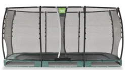 EXIT Allure Premium Bodentrampolin 244x427cm - grün