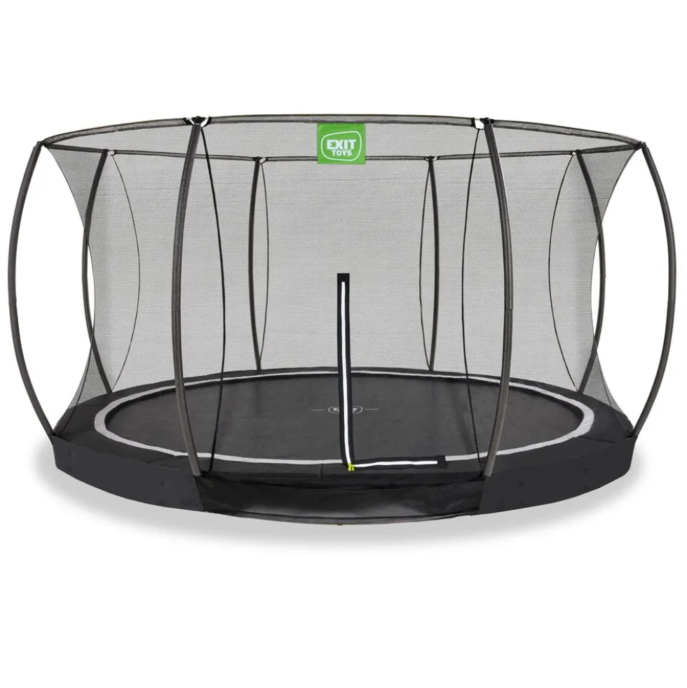 EXIT Black Edition Bodentrampolin ø427cm - schwarz
