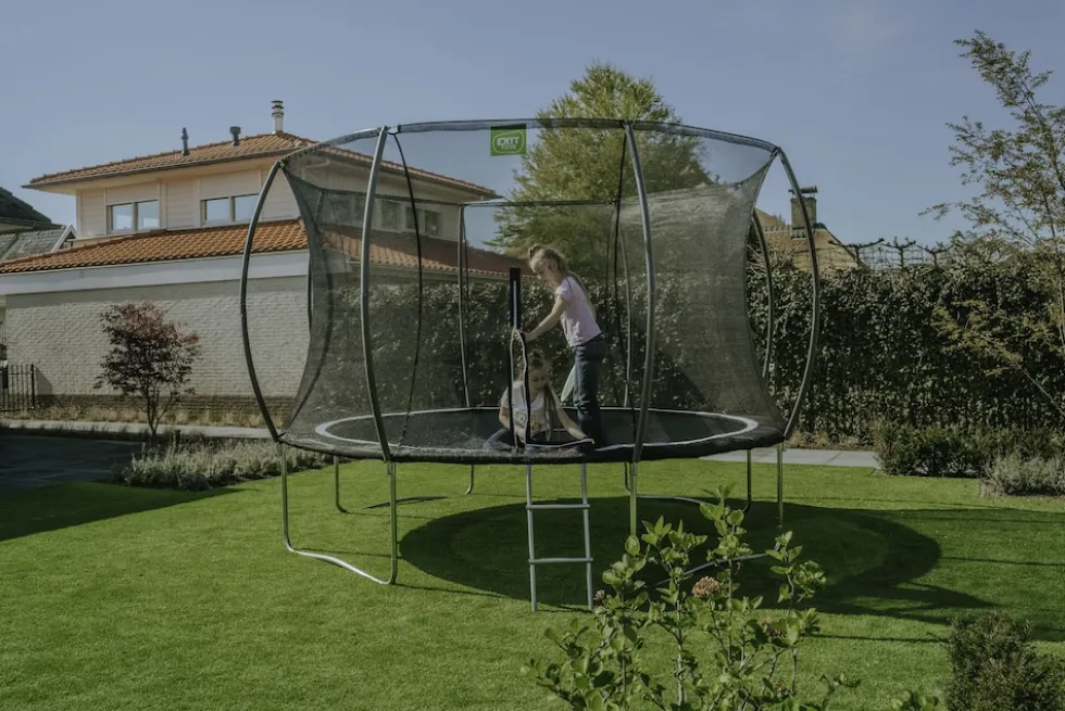 EXIT Black Edition Trampolin ø427cm - schwarz