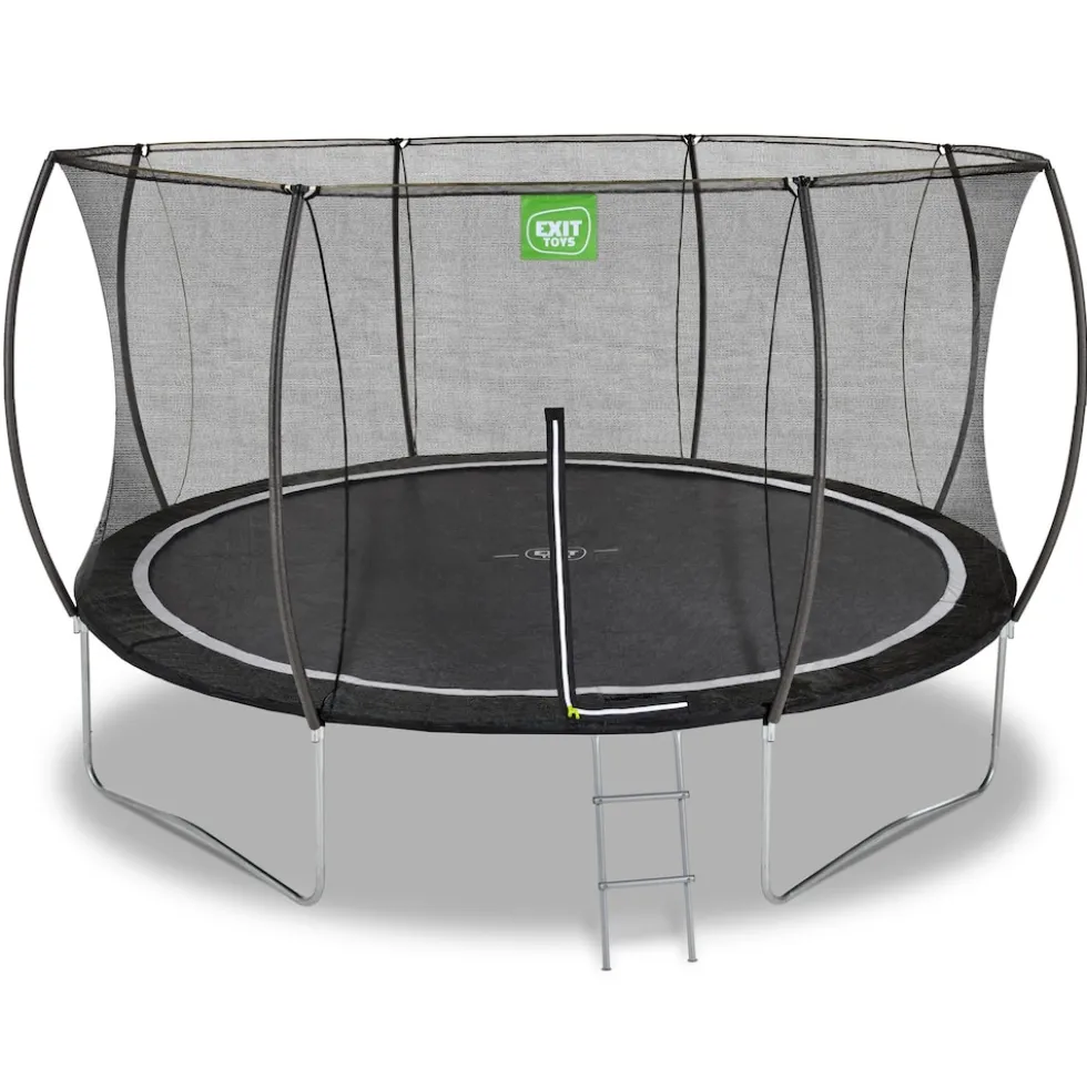 EXIT Black Edition Trampolin ø427cm - schwarz