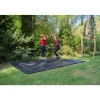 EXIT Dynamic ebenerdiges sports Trampolin 305x519cm - schwarz