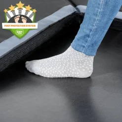EXIT Dynamic ebenerdiges sports Trampolin 305x519cm - schwarz