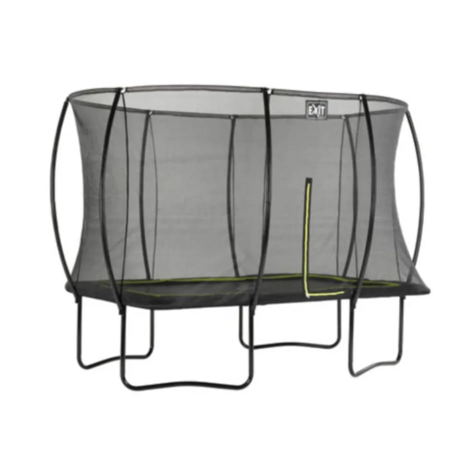 EXIT Silhouette Rechteckig 214x305cm (7x10ft) + Sicherheitsnetz Schwarz
