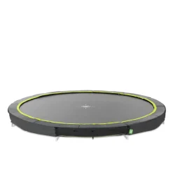 EXIT Silhouette sports Bodentrampolin ø427cm - schwarz