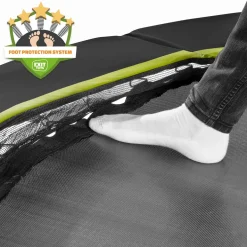 EXIT Silhouette sports Bodentrampolin 214x305cm - schwarz