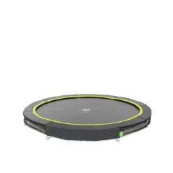 EXIT Silhouette sports Bodentrampolin ø244cm - schwarz