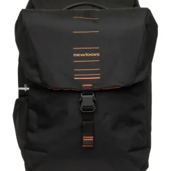 Fahrrad-Doppelpacktasche Vigo Double Racktime 2.0 , schwarz-orange