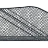 Fahrradkorb XXL, für Gepäckträger, engmaschig Wadengitter, feste Montage, inkl.Befestigungsmaterial, schwarz