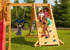 FUNGOO Spielturm Klettergerüst My_SPACE_XL in versch. Ausführungen Spielplatz Holzschaukel