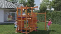 FUNGOO Spielturm Klettergerüst Climbing Star2