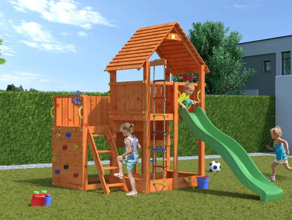 FUNGOO Spielturm Klettergerüst BIG LEADER