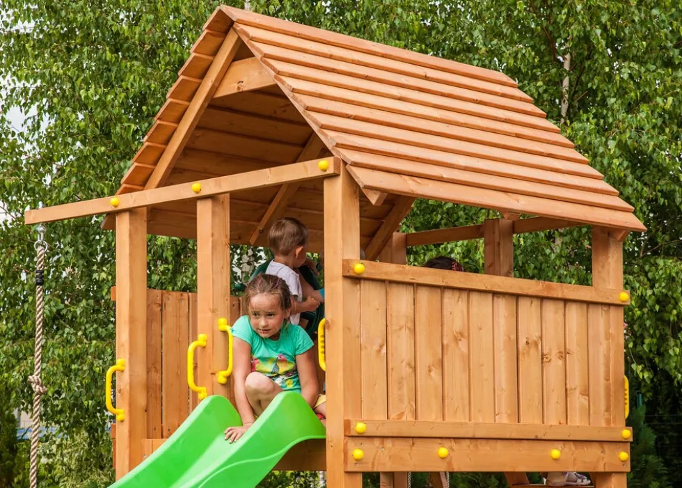 FUNGOO Spielturm Klettergerüst FORTRESS Toybox