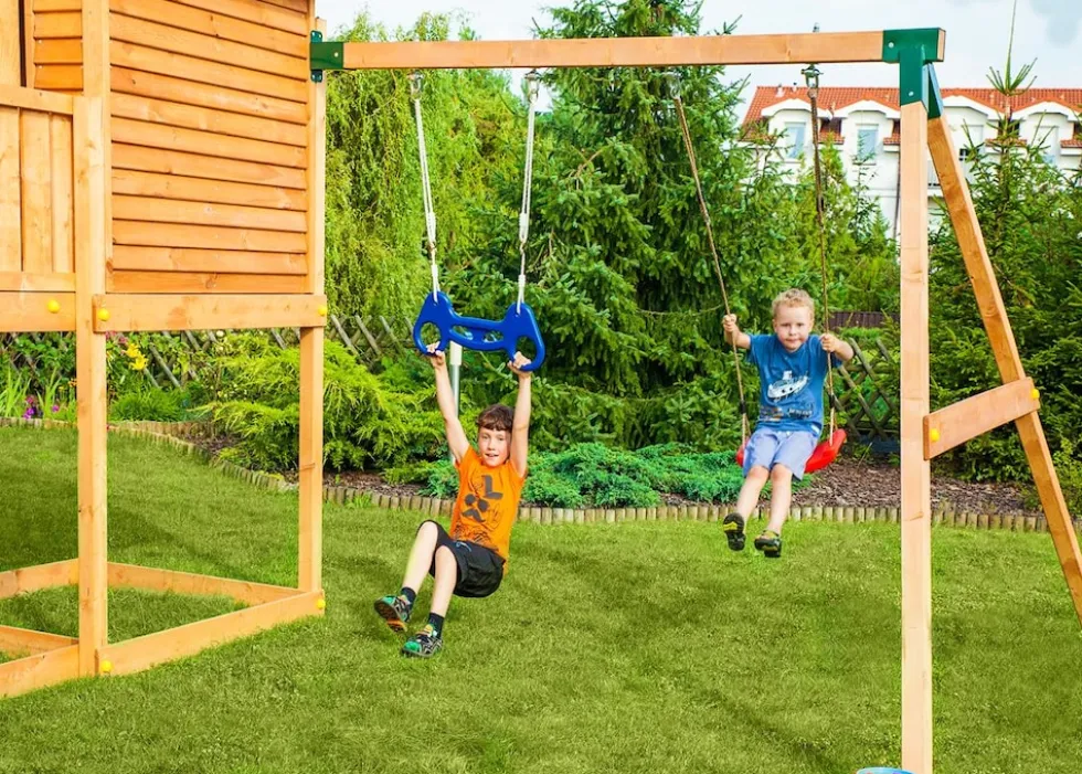 FUNGOO Spielturm Klettergerüst FORTRESS Move+