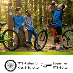 Galano FS180 Jugendfahrrad 24 Zoll Mountainbike 130 - 145 cm 18 Gänge Mädchen Jungen Fahrrad ab 8 Jahre MTB Fully Jugendrad V-Brakes